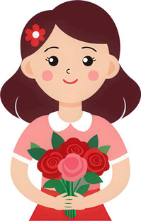 鲜花少女