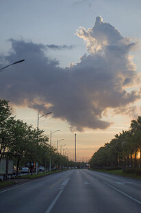 黄昏马路