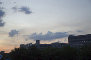 城市黄昏