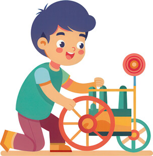 孩子玩具角色扮演免抠图