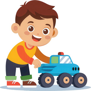 孩子玩具角色扮演免抠图
