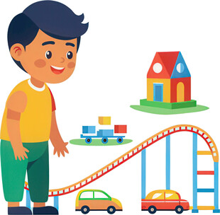 孩子玩具角色扮演免抠图