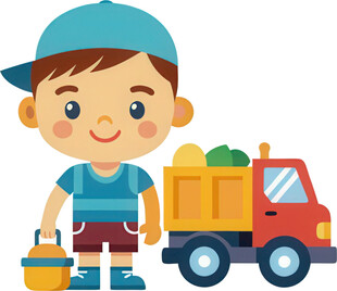 孩子玩具角色扮演免抠图