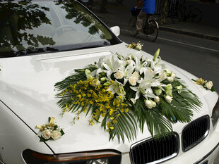 白色婚车