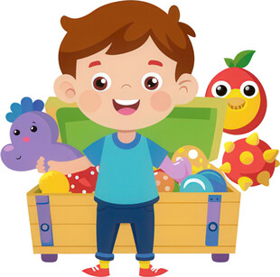 孩子玩具角色扮演免抠图 