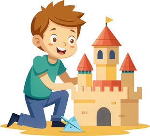 孩子玩具角色扮演免抠图 