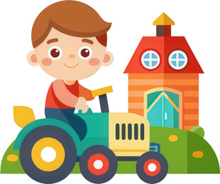 孩子玩具角色扮演免抠图 