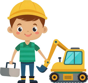 孩子玩具角色扮演免抠图 