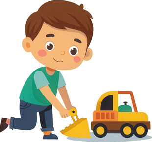 孩子玩具角色扮演免抠图 