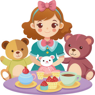孩子玩具角色扮演免抠图 