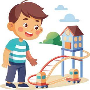 孩子玩具角色扮演免抠图 