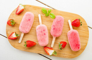 草莓果汁雪糕