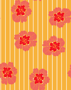 数码印花 小花 花朵 图案 设