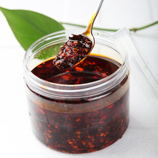 美味辣椒酱特写