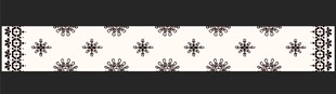 定位黑白雪花图案装饰纹理