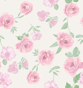 粉色花卉简约图案背景