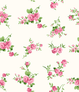 粉色花卉图案背景纹理