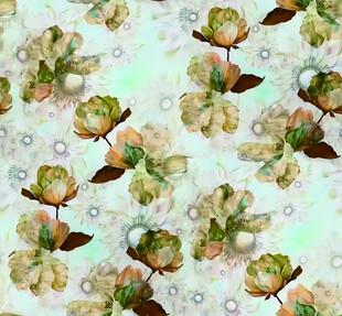 花卉图案背景纹理素材