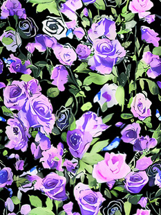紫色玫瑰花卉图案背景