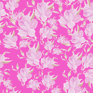 粉色花卉图案背景纹理