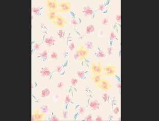 清新花卉图案背景图