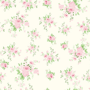 粉色花卉图案背景纹理