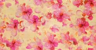 粉色花卉图案背景纹理