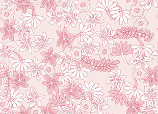 粉色花卉图案背景纹理