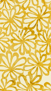 金色花朵图案背景纹理