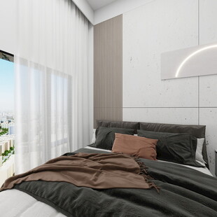 现代简约风卧室温馨一角