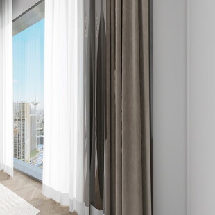 现代简约风格室内窗边一角