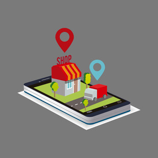 手机上的购物与定位服务