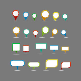 多彩多样的图标标识集合