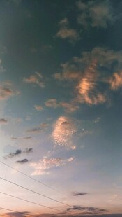 黄昏时分的天空