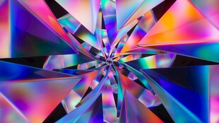 炫彩几何抽象图案艺术