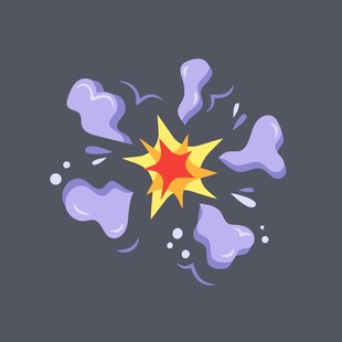 爆炸特效图案