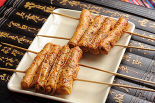 烤干豆腐卷