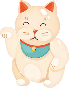 招财猫卡通形象