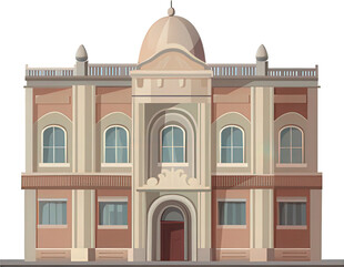 古典风格建筑外观展示