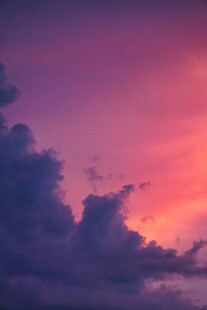 梦幻晚霞天空美景