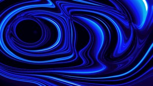 蓝色梦幻流体艺术图案