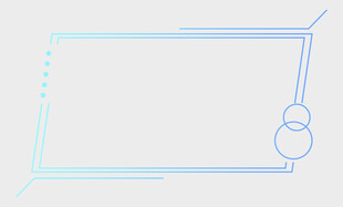简约线条边框设计元素