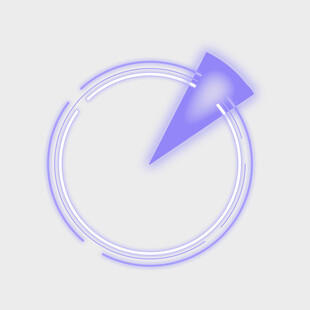 紫色指针环形图标