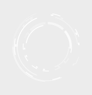 简约白色环形线条图案