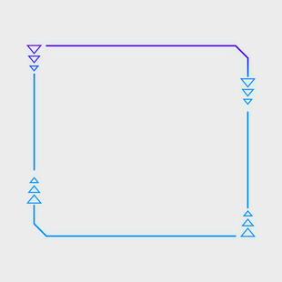 简约线条几何边框图案