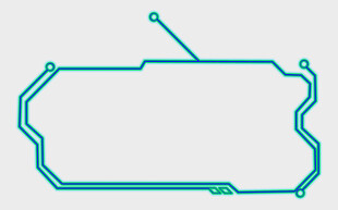 简约线条边框图形设计