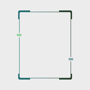 简约方形边框设计元素