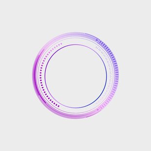 渐变环形图案设计元素