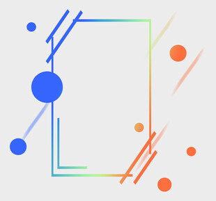 多彩几何线条装饰图案