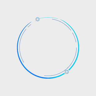 蓝色渐变环形线条图案